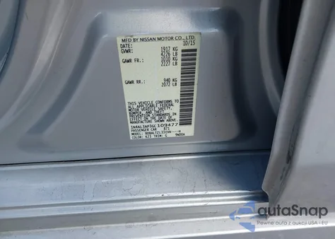 2016 Nissan Altima 2.5 Sl из США, поврежденный, VIN 1N4AL3AP3GC109477